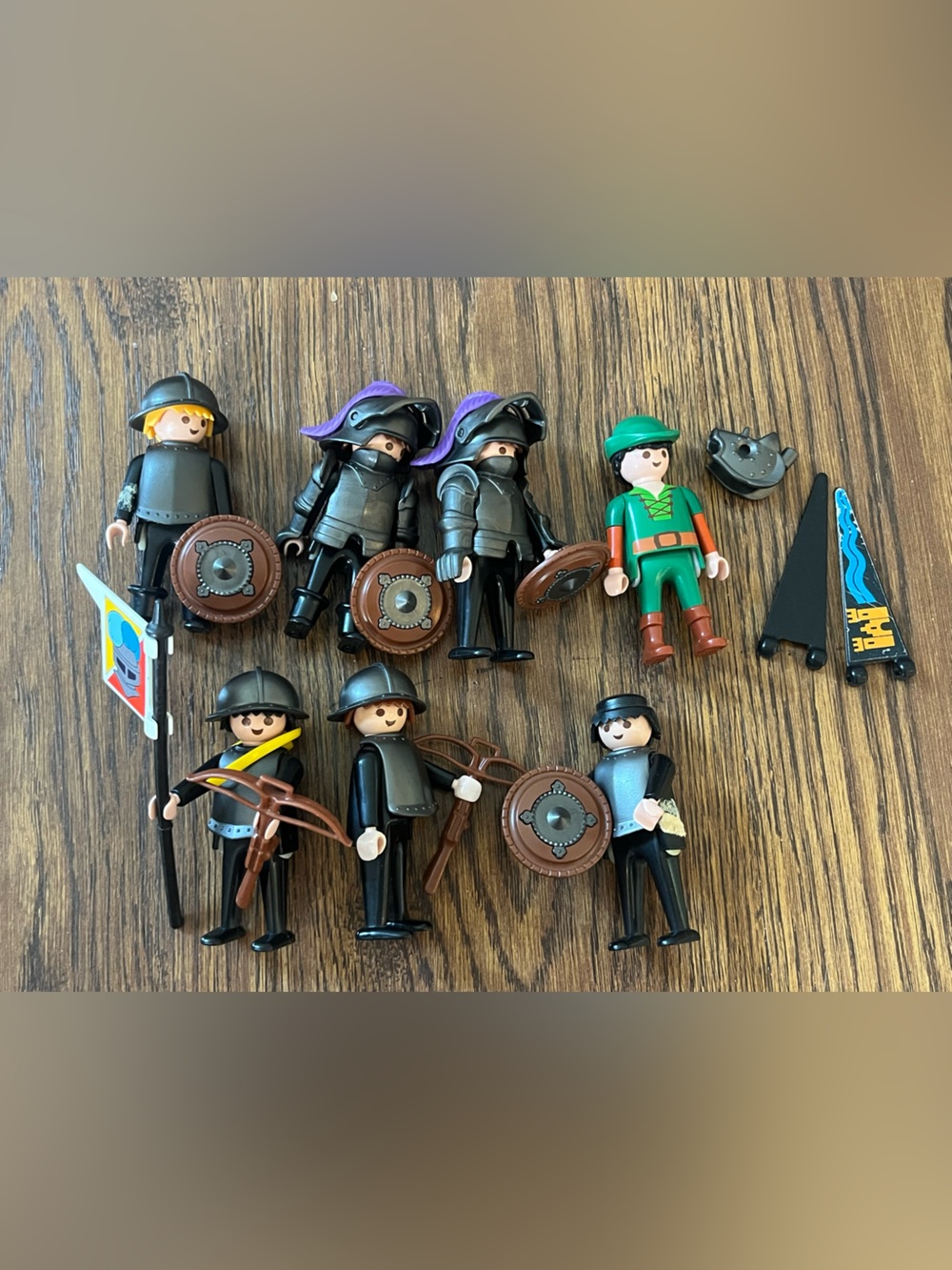 Vintage Playmobil Knight and Squires 3329 - Medieval Plus Robin Hood